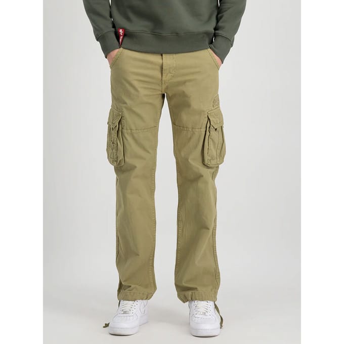 Heren Alpha Industries Jet Pant in Olijf
