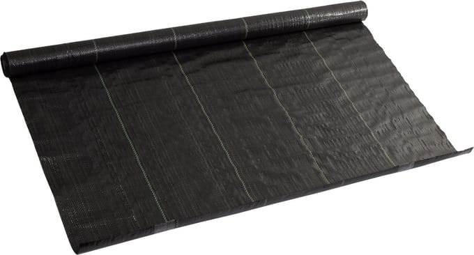 Greenmill - Agrotextiel, antikruid, 100g, 1x10m, zwart, GR1017