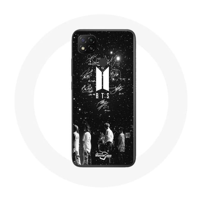 Coque - BTS - Xiaomi Redmi 9C - Souple - Noir - Membres BTS