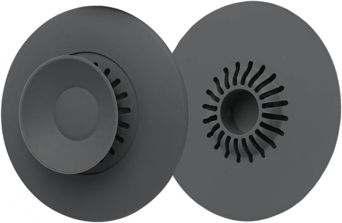 Universele Afvoerstop Set van 2 met Haarzeef voor Keuken en Badkamer
