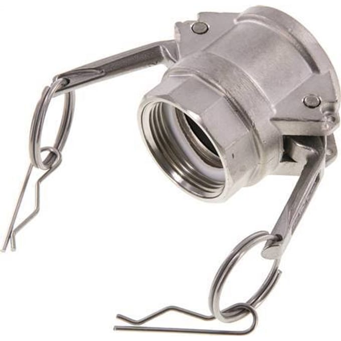 Camlock DN 32 (1 1/4'') Koppeling RvsG 1 1/4'' met binnendraad Type D EN 14420-7 (DIN 2828)
