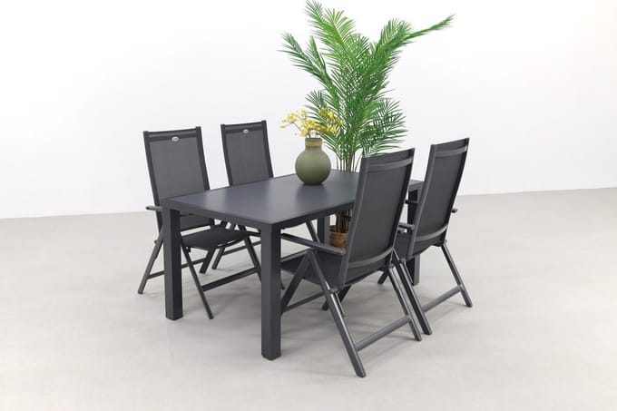 Hartman Napoli/Alma 160 cm. tuinset - 5-delig verstelbaar