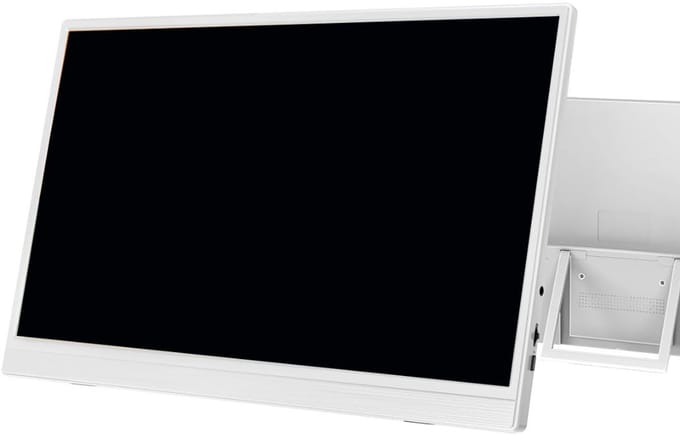 CRLYN® Portable Monitor - Draagbare Scherm - Uitbreider - Full HD - Wit