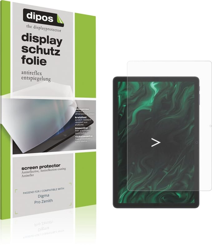 dipos – 2x Matte Beschermfolie geschikt voor Digma Pro Zenith | Krasbestendige & antireflecterende Screenprotector Ultra-Thin