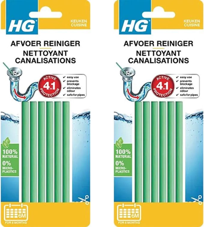 HG Afvoerreiniger 2 stuks -