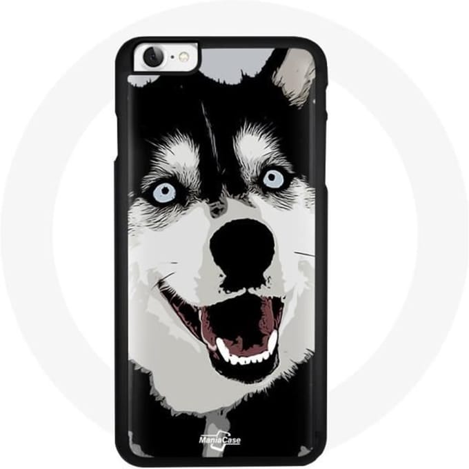 Coque Iphone 7 Husky Yeux Bleus