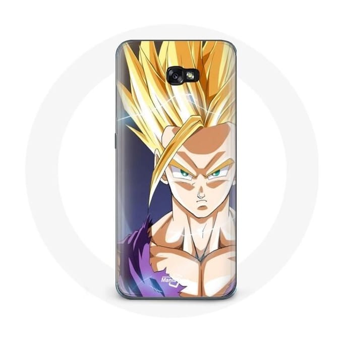 Coque pour samsung galaxy A5 2017 Manga Dragon Ball Sangoku Visage énervé