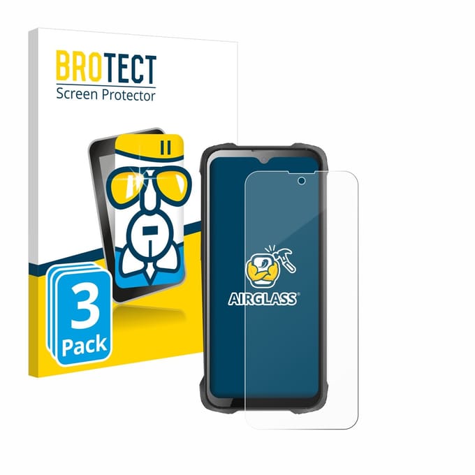 Screenprotector 3 Stuks voor Cubot King Kong 9 Beschermglas transparant