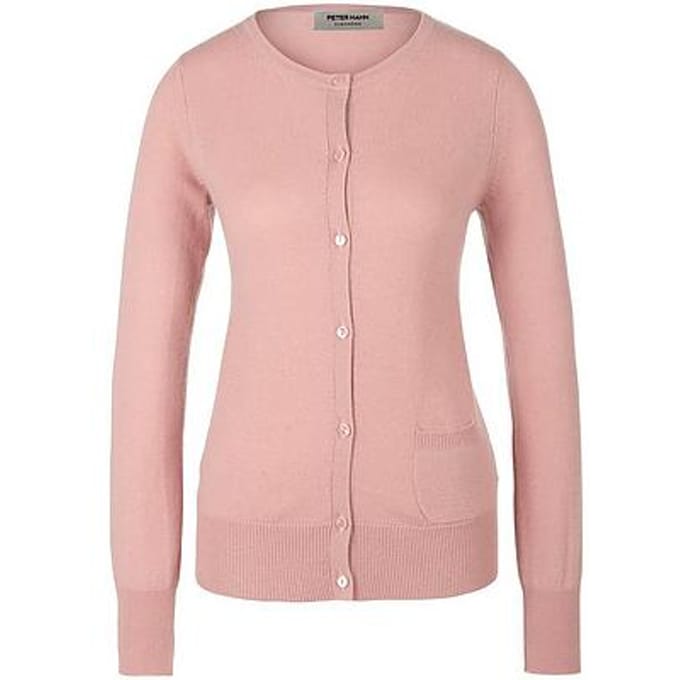 Vest 100% kasjmier, Topkwaliteit Van Peter Hahn roze