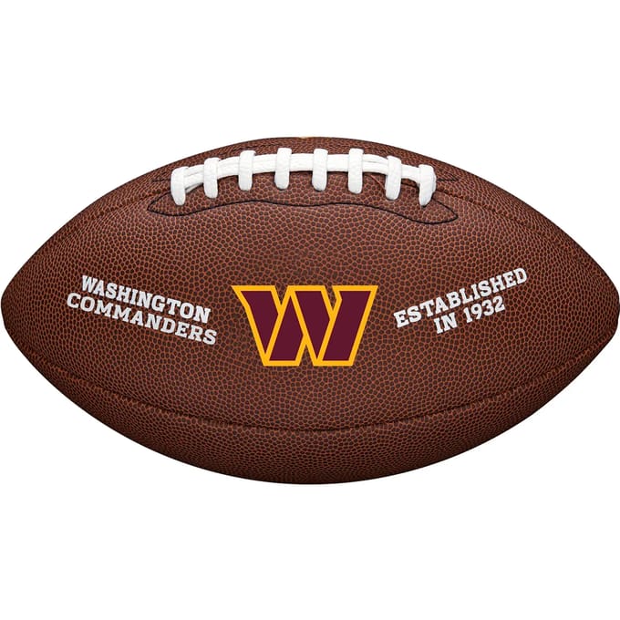 American football bal Wilson NFL Washington Commanders Licensed
