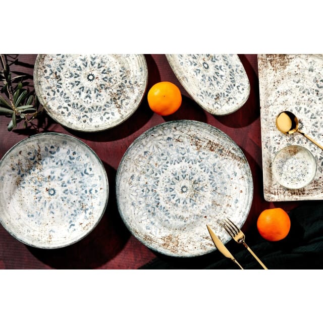 Rinart Pastabord - Fade - Porselein - 27 cm (400cc) - set van 2