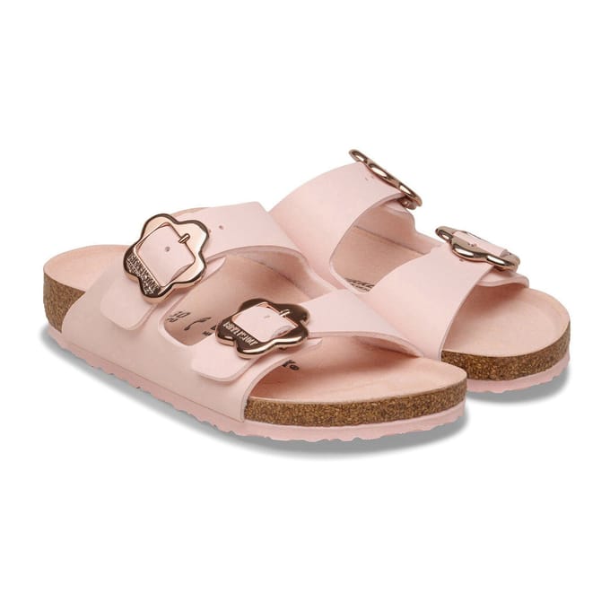 Birkenstock Arizona Flower Buckle Slippers Junior