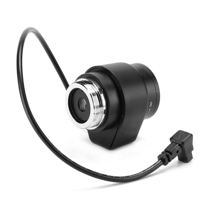 720P 3,5 8mm Brandpuntsafstand CCTV HD Automatisch Diafragma Lens CS Mount voor Surveillance Beveiligingscamera black