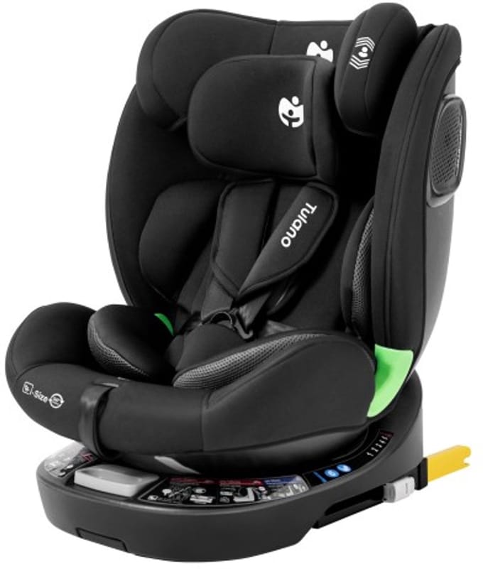 Tulano Loom 35 - Kinderautostoel - ISOFIX & Top Tether - RWF (Achterwaarts) - 0-12 jaar - Zwart