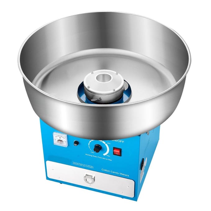 Commerciële Suikerspinmachine Suikerspin Maker 1000W voor Feest Blauw