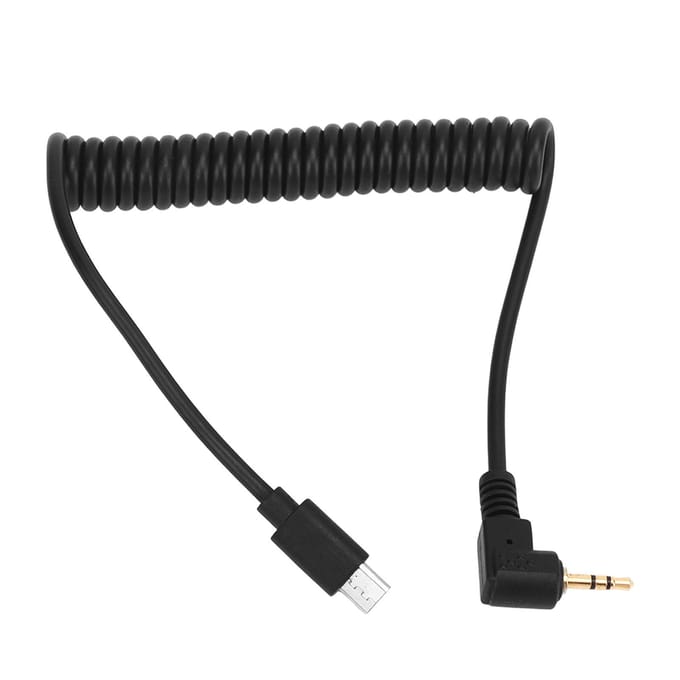 1m Camera Afstandsbediening Ontspankabel voor Fuji X T X E X A 2,5 mm Jack Maat black
