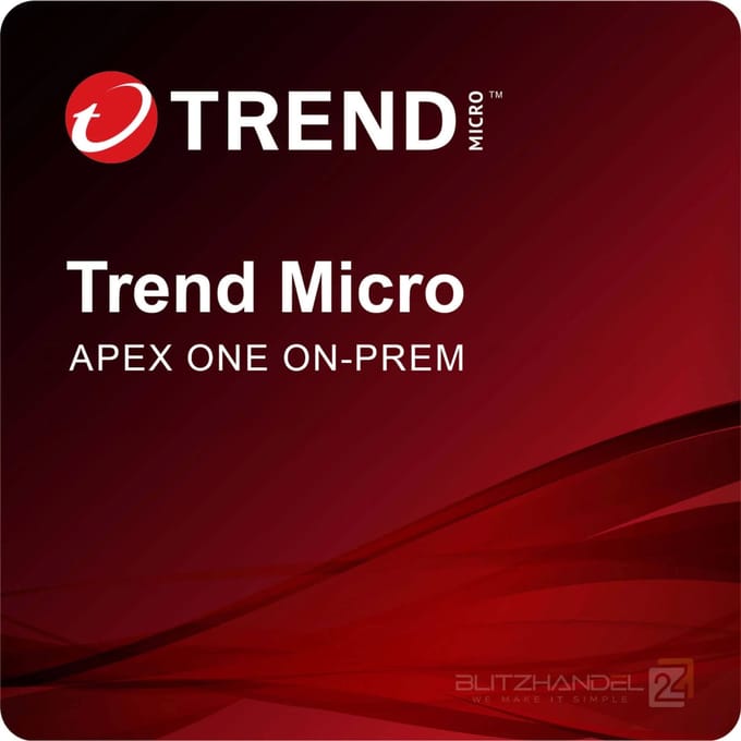 Trend Micro Apex One On-Prem 26 - 50 Gebruiker(s) Nieuwe Aankoop
