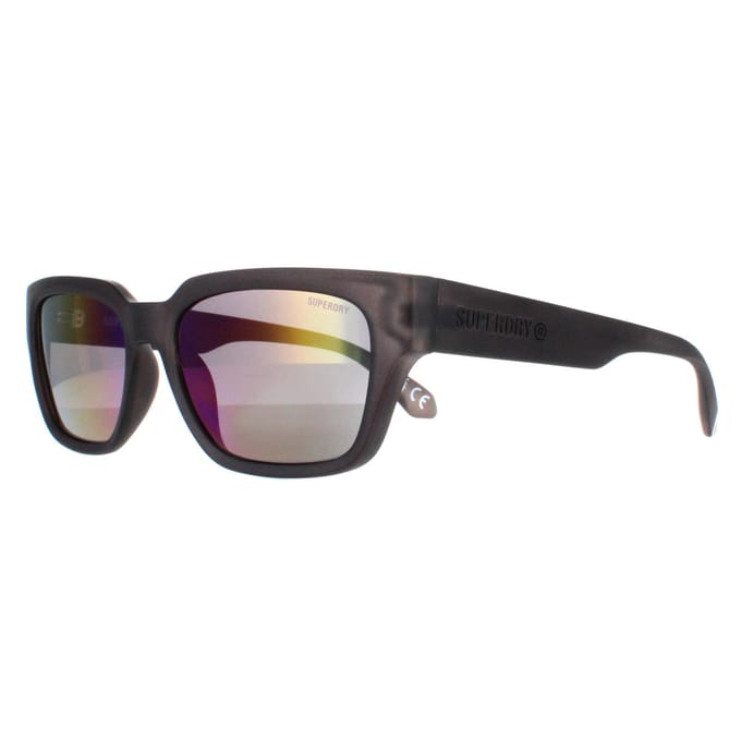 Superdry 5004 108 zwart paarse flash spiegelzonnebril