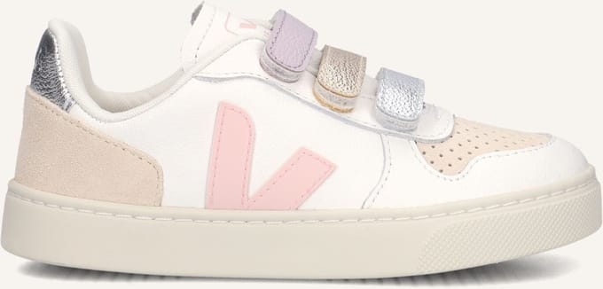 VEJA Small V10 Sneakers Meisjes - Leren Sneaker - Wit - Maat 29