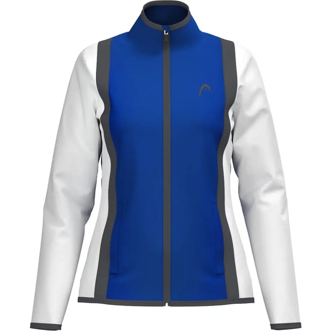 HEAD Club 25 Jacket Dames Trainingsjack Dames-Blauw,Wit