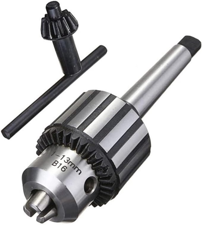 Super Heavy Duty 1/2" (1-13mm) Chuck Chuck with MT2 Shank | Morse Taper Arbor #2 (B16)