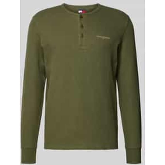 Regular fit shirt met lange mouwen van puur katoen