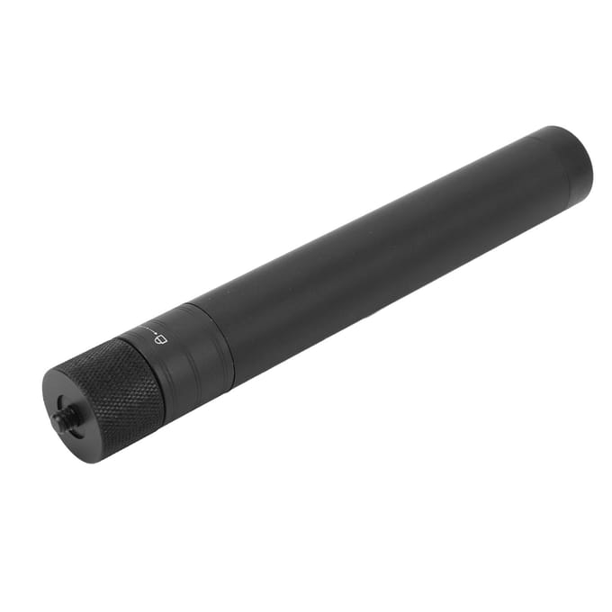 Verlengstang 4 Delen Aluminiumlegering Lichtgewicht Verlengstok met 14 Inch Schroef voor Feiyu gray