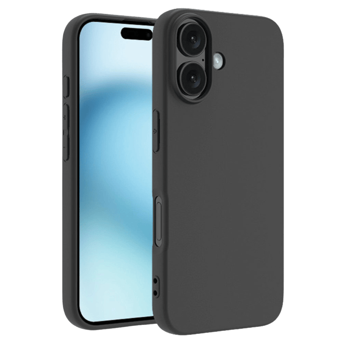 CaseBody Apple iPhone 16 Slim-Fit Backcover Zwart