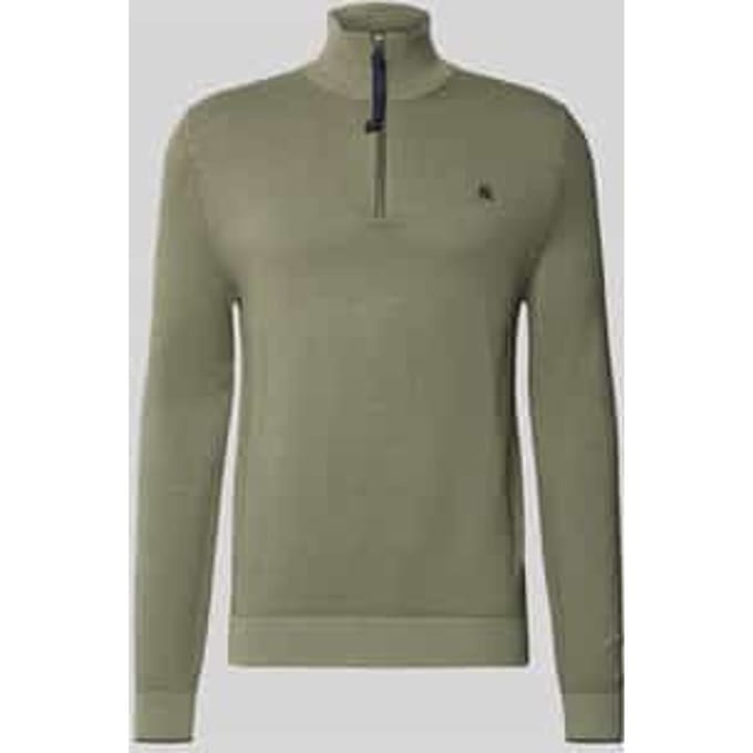 Gebreide pullover met schipperskraag