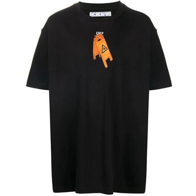 Off-White Pascal Skelet T-shirt Zwart Heren Tops OMAA038F20FAB0011010 M black