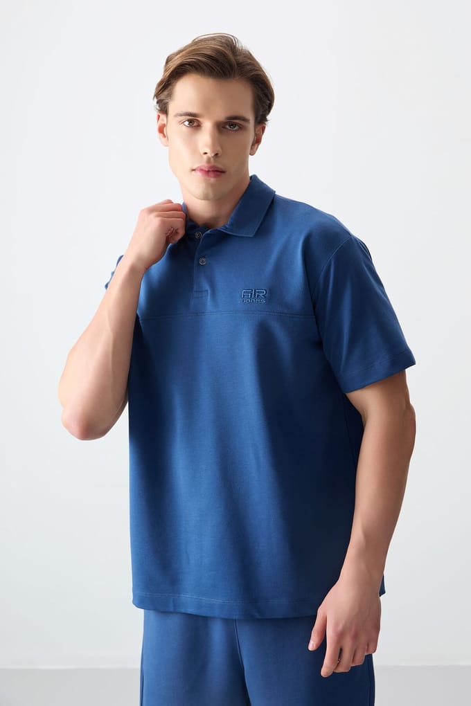Oversized Polokraag T-shirt