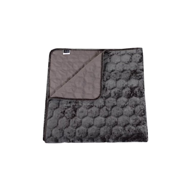 Unique Living Peggy - Bedsprei - Eenpersoons - 170x220 cm - Dark grey