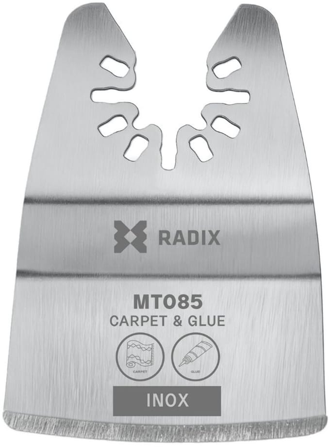 Radix - Multitool spatel - Vlak geslepen - RVS - 52x40mm