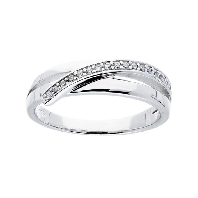 Glow 114.524952 Dames Ring - Sieraad - Zilver - 6 mm breed