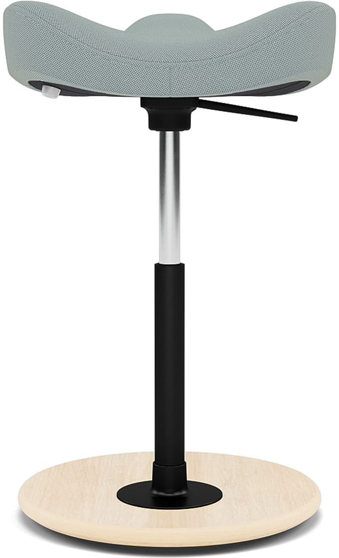 Varier Move zadelkruk, Saliegroen/Naturel Tonal - ergonomisch