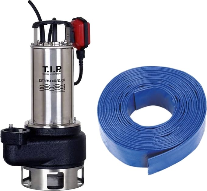 T.I.P. Extrema 400/11 CX met afvoerslang 25 meter