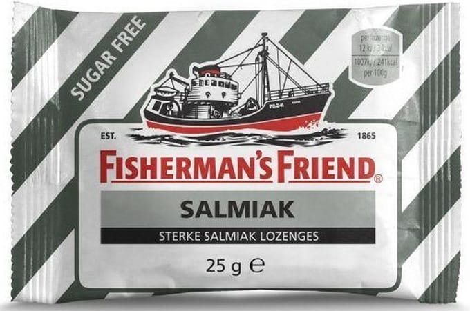 Fisherman's Friend Salmiak suikervrij 25 Gram