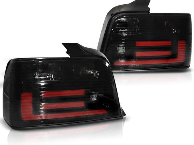 Achterlichten BMW E36 12 90-08 99 SEDAN SMOKE BAR LED