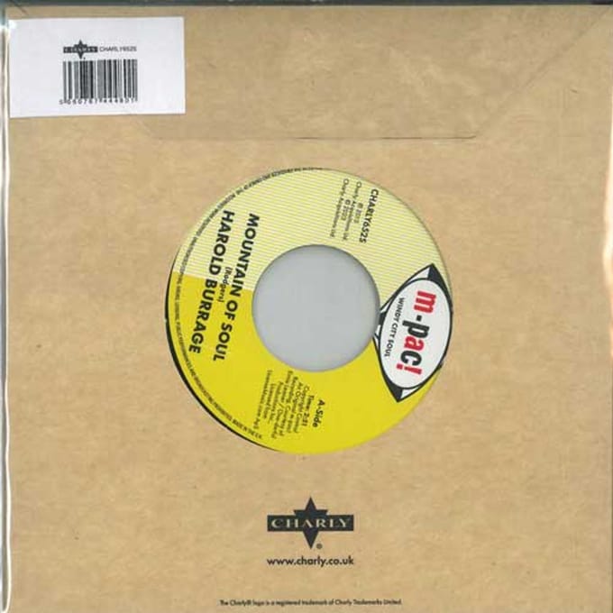 Harold Burrage & Willie Parker - Mountain Of Soul / So Glad (7" Vinyl Single)