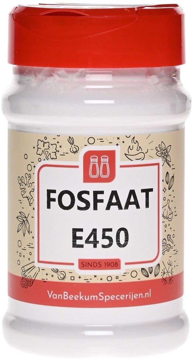 Van Beekum Specerijen - Fosfaat E450 - Strooibus 250 Gram