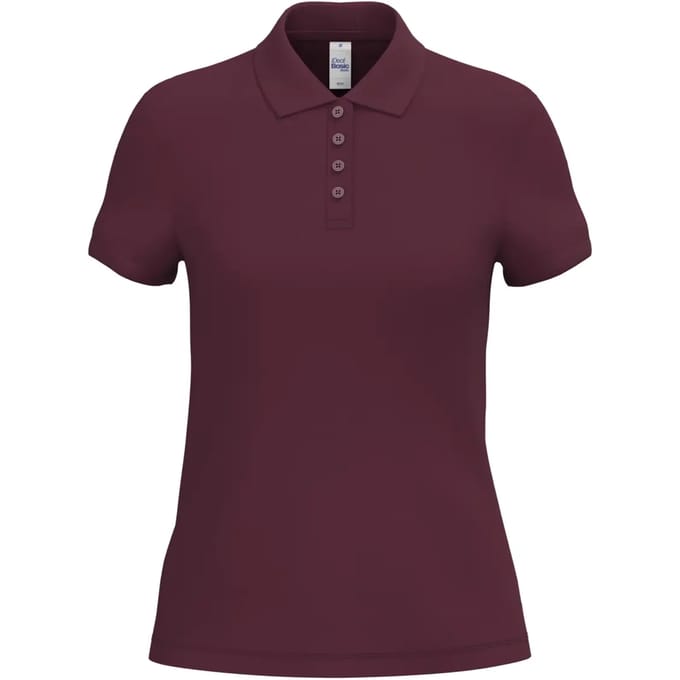 Biologisch pique polo voor dames iDeal Basic Brand