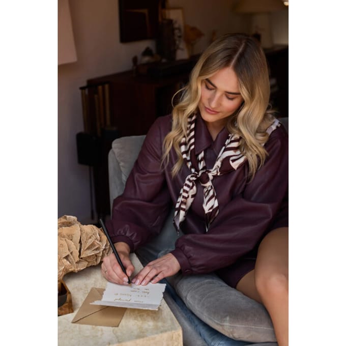 Nukus Nkf13103 333 dominique jacket pu cherry
