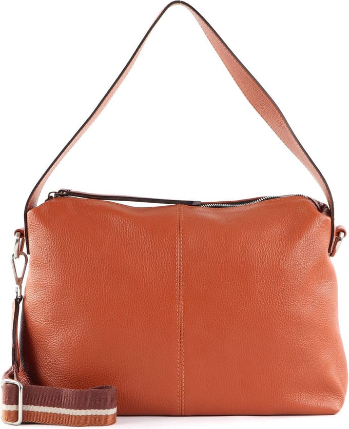 GIANNI CHIARINI Leren Schoudertas Giorgia Shoulderbag Ginger Terracotta