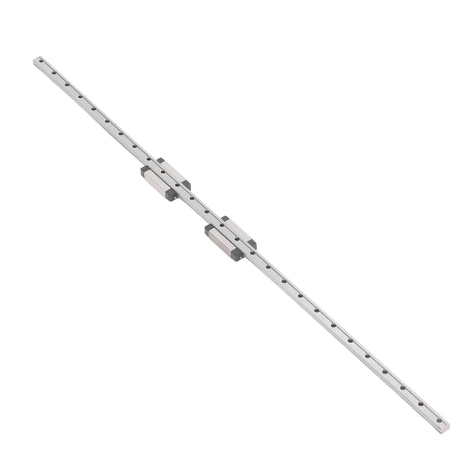 Kit de rail de guidage linéaire miniature MGN7H avec 2 blocs coulissants pour imprimantes 3D 400mm white