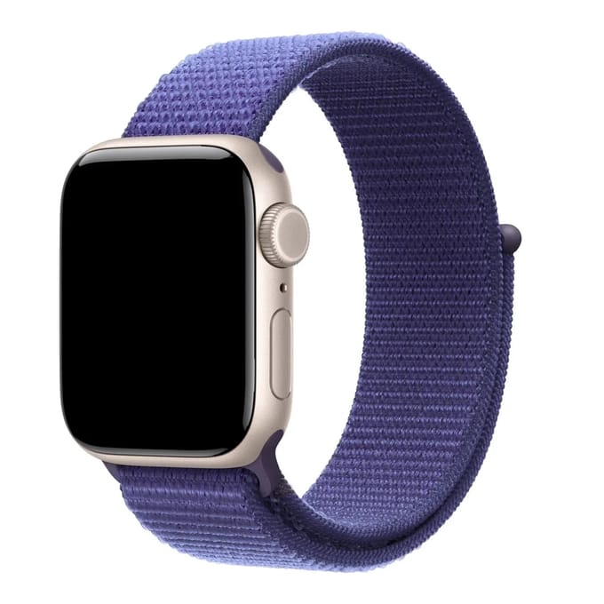 2+2 | Apple Watch Bandje Flyne - Geweven - Nylon - Zachtpaars