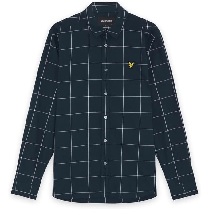 Overhemd controleren Lyle & Scott Window Pane