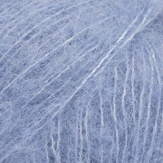 DROPS Brushed Alpaca Silk Uni Colour - 28 oceaanblauw - Wol Garen