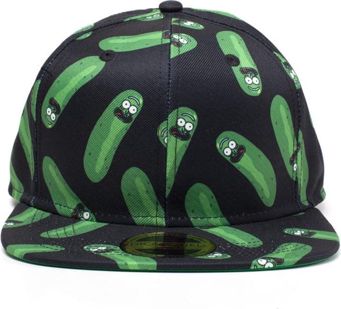 Rick And Morty - Pickle Rick snapback pet zwart