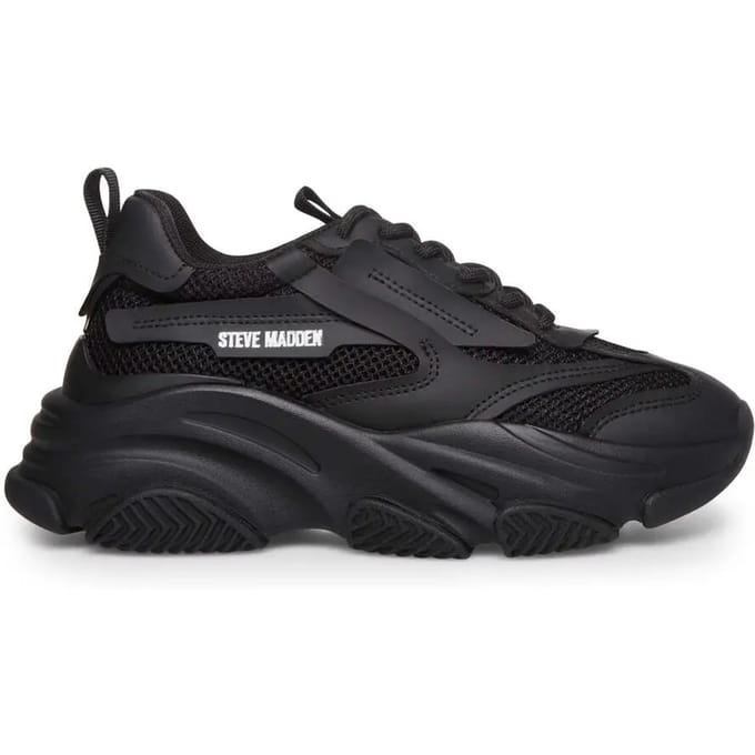 Dames Sneakers Steve Madden Posssession-e Black Zwart - Maat 39
