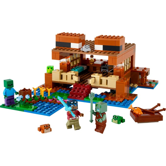 LEGO Minecraft Het kikkerhuis Rollenspellen Speelgoed voor Jongens en Meisjes 21256